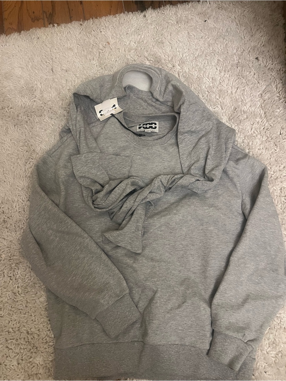 Men's Classic Heather Gray Crewneck Sweatshirt - Unbranded